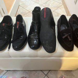 DESIGNER MENS SHOES LIKE NEW- LEATHER
